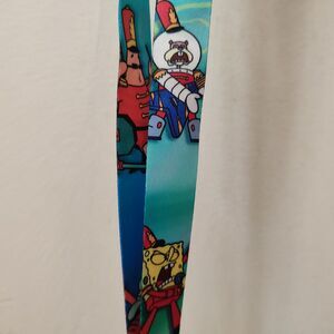 Spongebob Squarepants Band Camp Sweet Victory Cloth Lanyard With Metal Clasp
